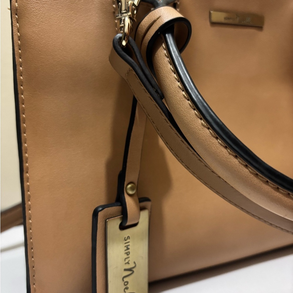 Simply Noelle Brown Satchel - Picture 4 of 7